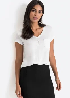 Femme bonprix Basiques|T-Shirts & Tops|T-shirt en viscose douce