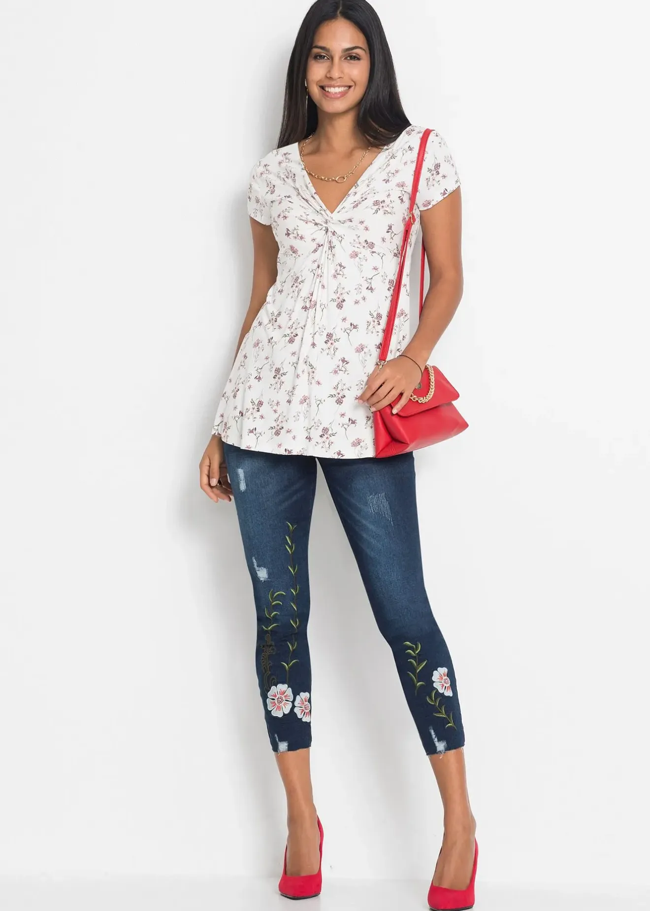 bonprix T-shirt en viscose extensible|Femme T-Shirts & Tops