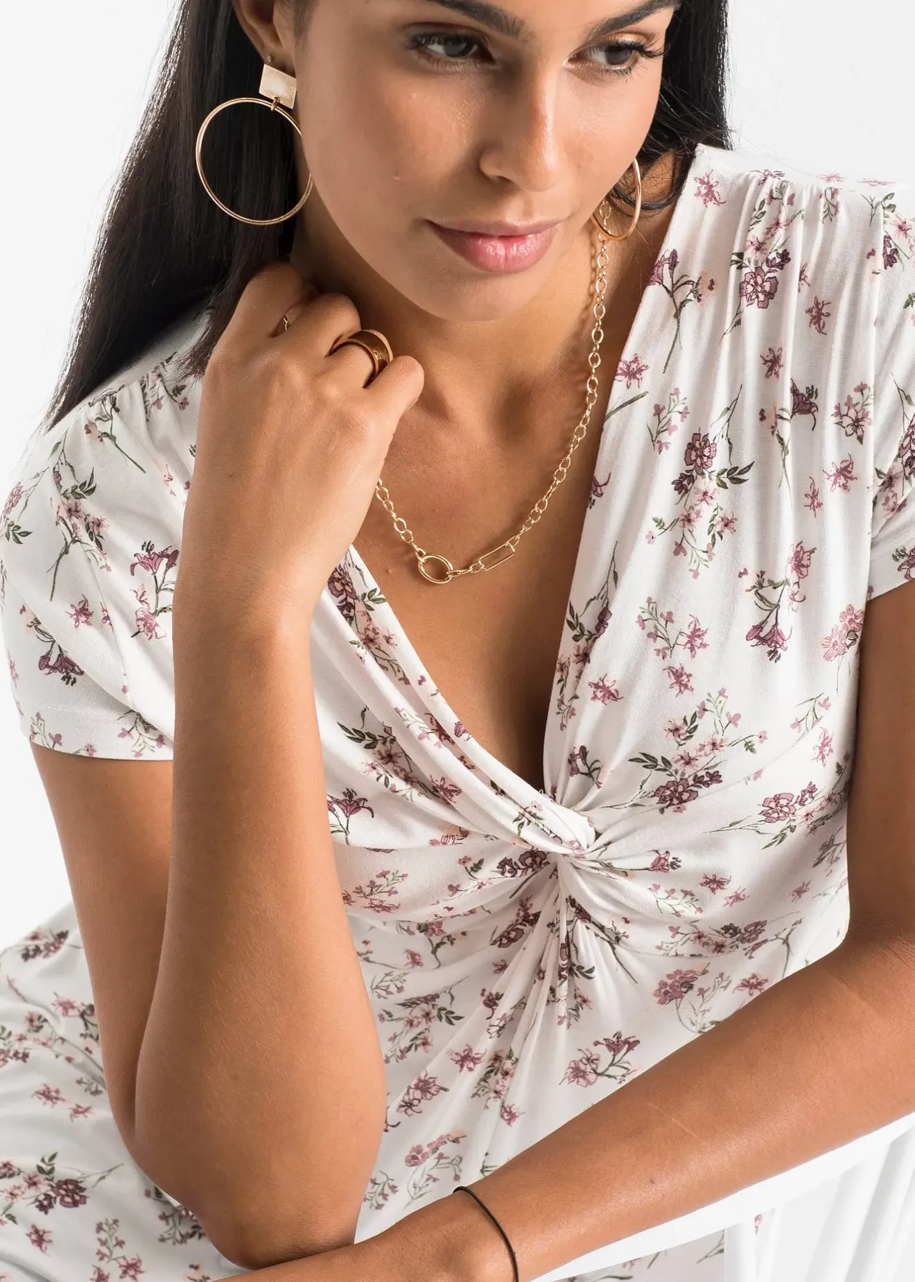 bonprix T-shirt en viscose extensible|Femme T-Shirts & Tops