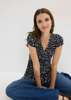 bonprix T-shirt en viscose extensible|Femme T-Shirts & Tops