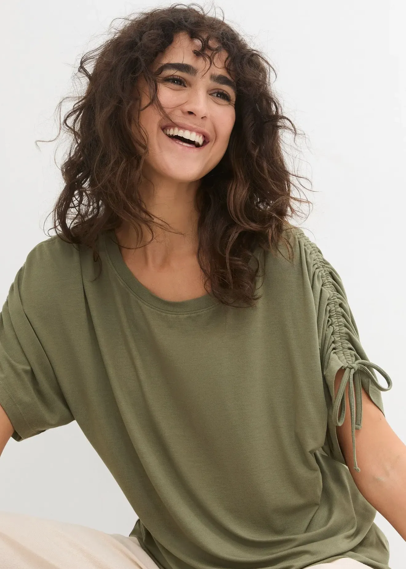 Femme bonprix T-Shirts & Tops|T-shirt en viscose fluide