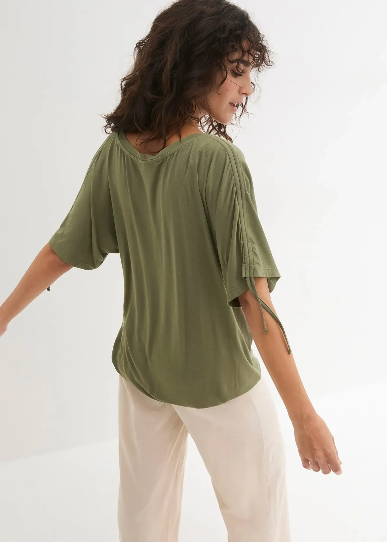 Femme bonprix T-Shirts & Tops|T-shirt en viscose fluide