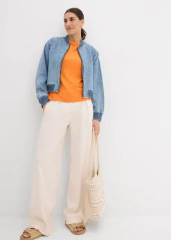 Femme bonprix Basiques|T-Shirts & Tops|T-shirt en viscose fluide