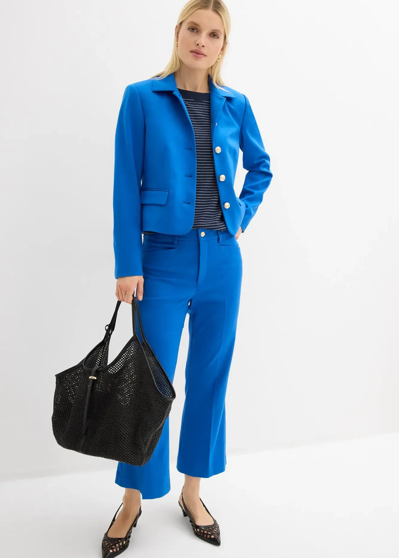 bonprix T-shirt en viscose fluide avec empiècement satin|Femme T-Shirts & Tops