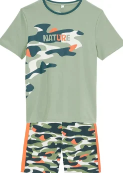 Enfant bonprix Vêtements Enfant|Garçons 2-8 Ans·Shorts|T-shirt et bermuda garçon 100% coton (ens. 2 pces)