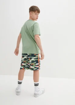 Enfant bonprix Vêtements Enfant|Garçons 2-8 Ans·Shorts|T-shirt et bermuda garçon 100% coton (ens. 2 pces)