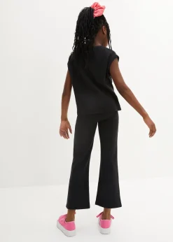 Enfant bonprix Vêtements Enfant|Filles 9-16 Ans·T-Shirts & Chemisiers|T-shirt et legging Flare fille (ens. 2 pces.)