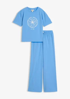 bonprix T-shirt et pantalon (ens. 2 pces) en coton extensible|Enfant Vêtements Enfant|Filles 9-16 Ans·Pulls & Sweats