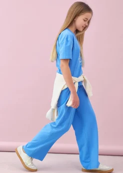 bonprix T-shirt et pantalon (ens. 2 pces) en coton extensible|Enfant Vêtements Enfant|Filles 9-16 Ans·Pulls & Sweats