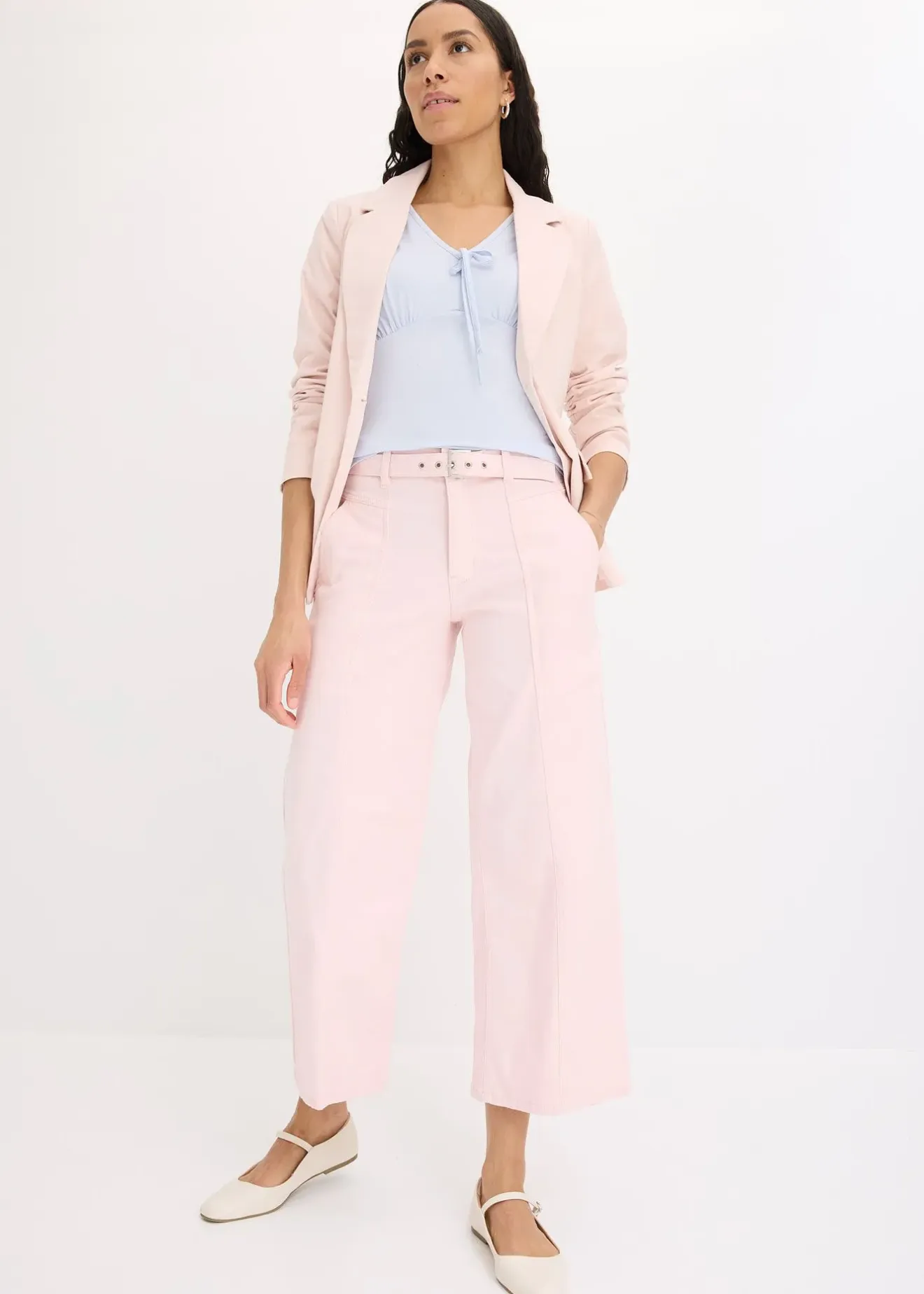 Femme bonprix T-Shirts & Tops|T-shirt froncé