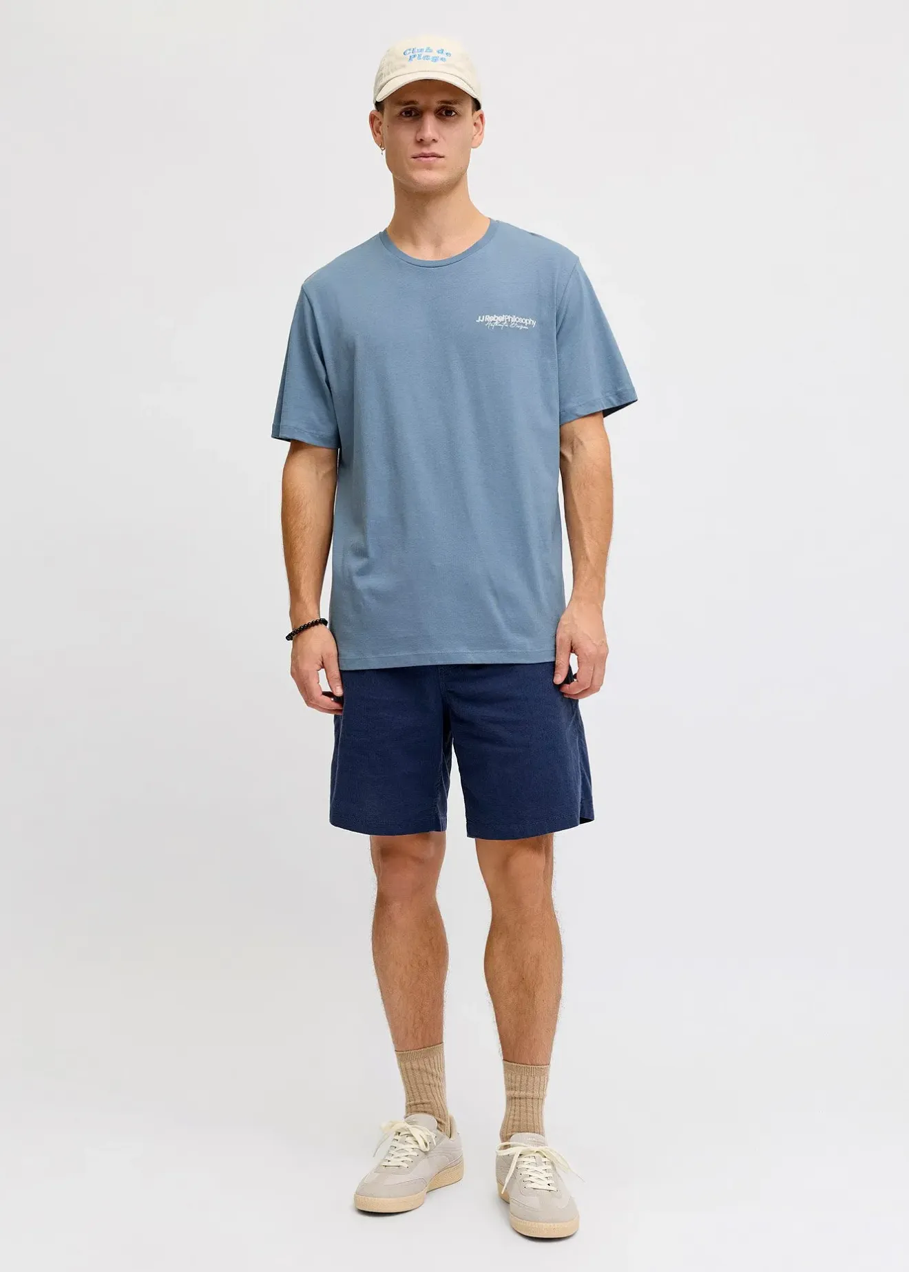 Homme JJ REBEL T-Shirts & Polos|T-shirt loose, 100% coton