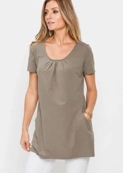 bonprix T-shirt long|Femme T-Shirts & Tops