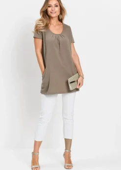bonprix T-shirt long|Femme T-Shirts & Tops