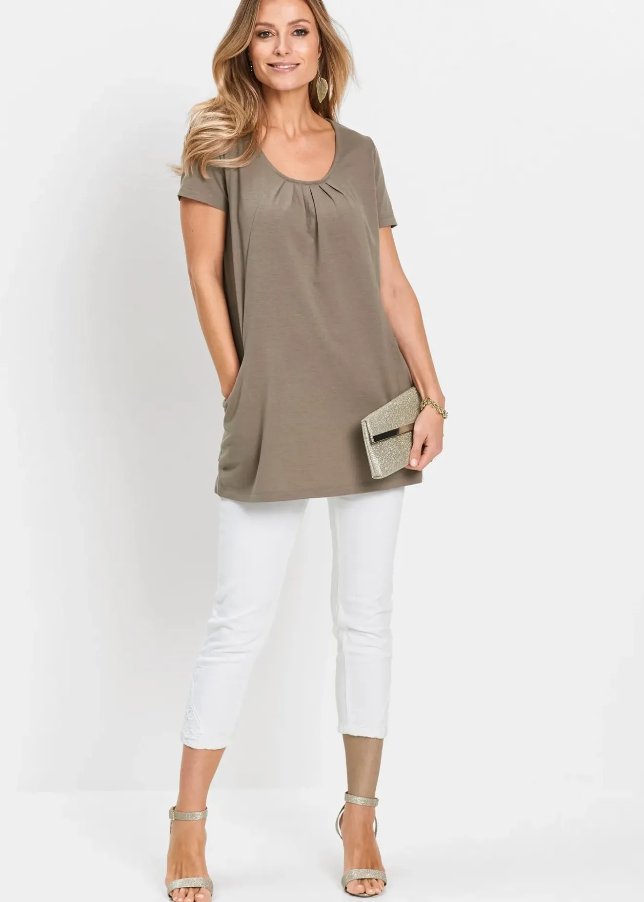 bonprix T-shirt long|Femme T-Shirts & Tops