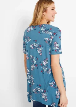 Femme bonprix T-Shirts & Tops|T-shirt long à pans, manches courtes