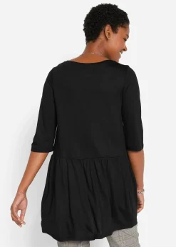 bonprix T-shirt long avec volant|Femme T-Shirts & Tops