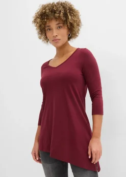 Femme bonprix T-Shirts & Tops|T-shirt long en coton et viscose