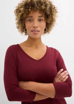 Femme bonprix T-Shirts & Tops|T-shirt long en coton et viscose