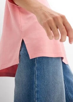 Femme bonprix T-Shirts & Tops|Deux Pièces & Ensembles|T-shirt long en interlock