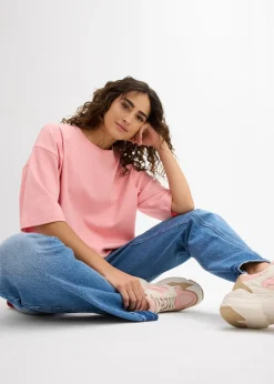 Femme bonprix T-Shirts & Tops|Deux Pièces & Ensembles|T-shirt long en interlock