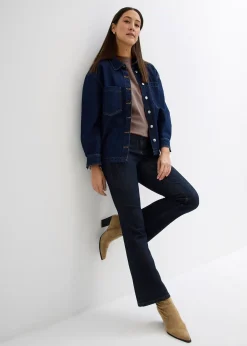 Femme bonprix T-Shirts & Tops|T-shirt long en interlock