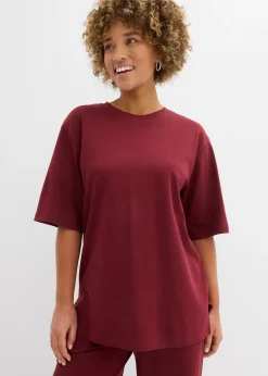 bonprix T-shirt long en interlock|Femme Deux Pièces & Ensembles|T-Shirts & Tops