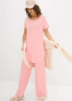 bonprix T-shirt long en viscose douce|Femme Basiques|T-Shirts & Tops