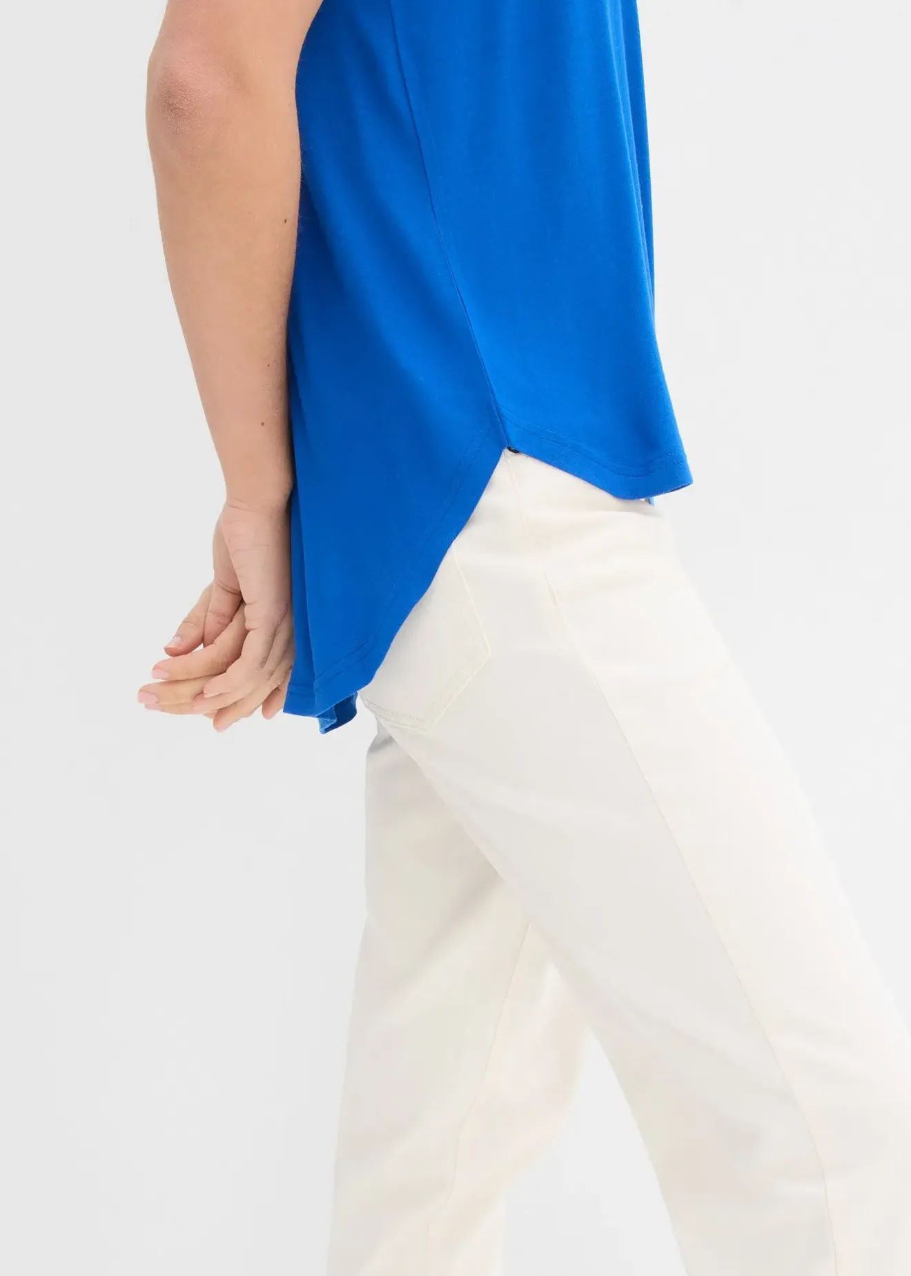 Femme bonprix Basiques|T-Shirts & Tops|T-shirt long en viscose douce