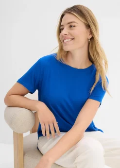 Femme bonprix Basiques|T-Shirts & Tops|T-shirt long en viscose douce