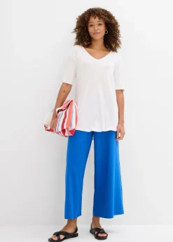 Femme bonprix Basiques|T-Shirts & Tops|T-shirt long en viscose douce