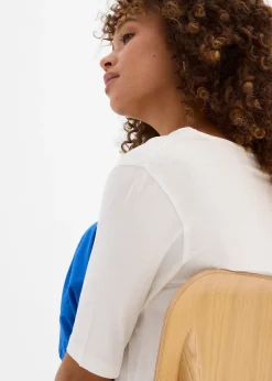 Femme bonprix Basiques|T-Shirts & Tops|T-shirt long en viscose douce