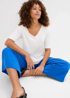 Femme bonprix Basiques|T-Shirts & Tops|T-shirt long en viscose douce