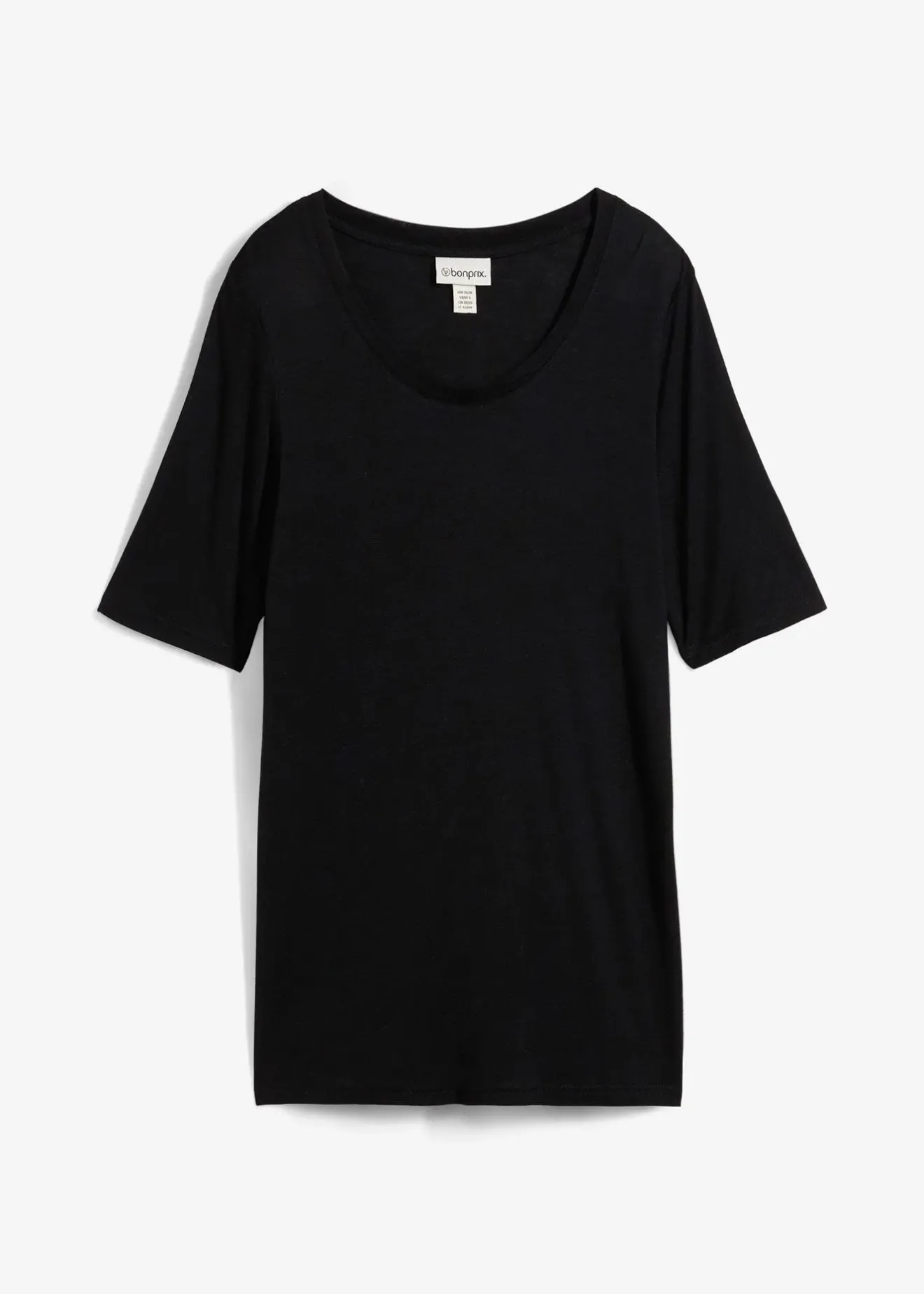 Femme bonprix Basiques|T-Shirts & Tops|T-shirt long en viscose douce