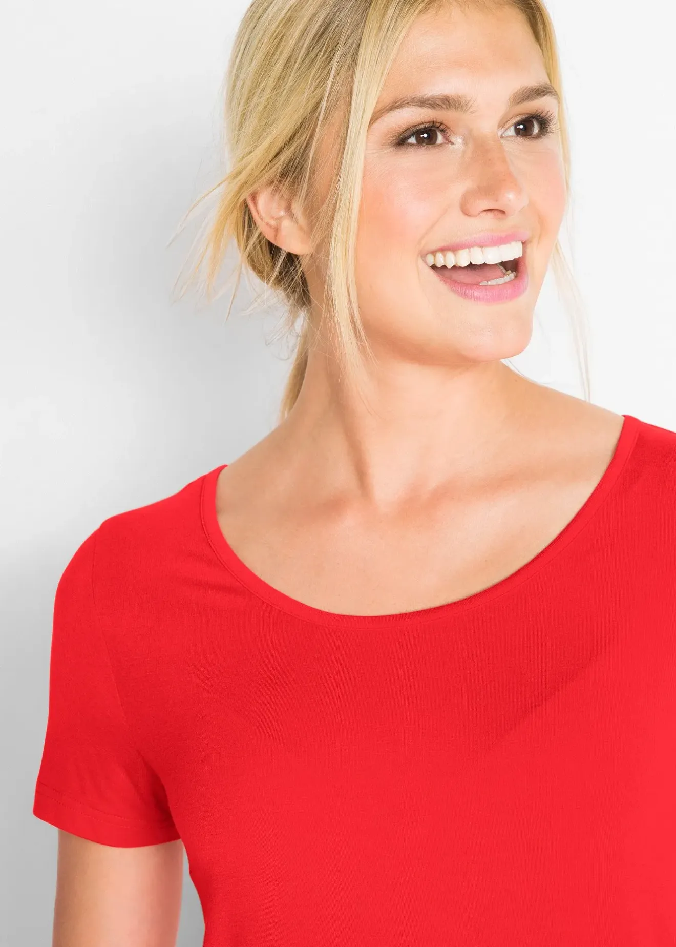 Femme bonprix Basiques|T-Shirts & Tops|T-shirt long en viscose douce