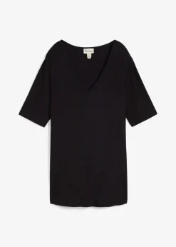 Femme bonprix Basiques|T-Shirts & Tops|T-shirt long en viscose douce