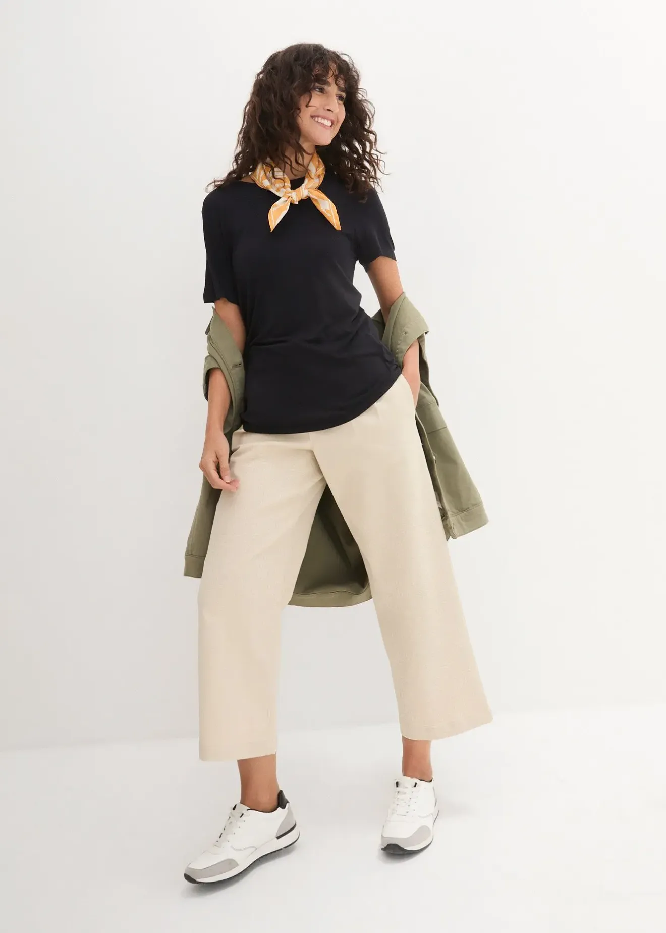 Femme bonprix Basiques|T-Shirts & Tops|T-shirt long en viscose douce