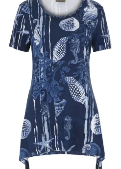 Femme bonprix T-Shirts & Tops|T-shirt long en viscose extensible