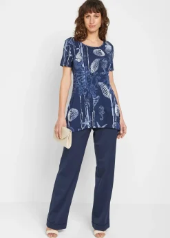 Femme bonprix T-Shirts & Tops|T-shirt long en viscose extensible