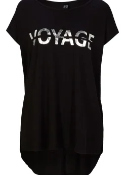 Femme bonprix T-Shirts & Tops|T-shirt long en viscose extensible