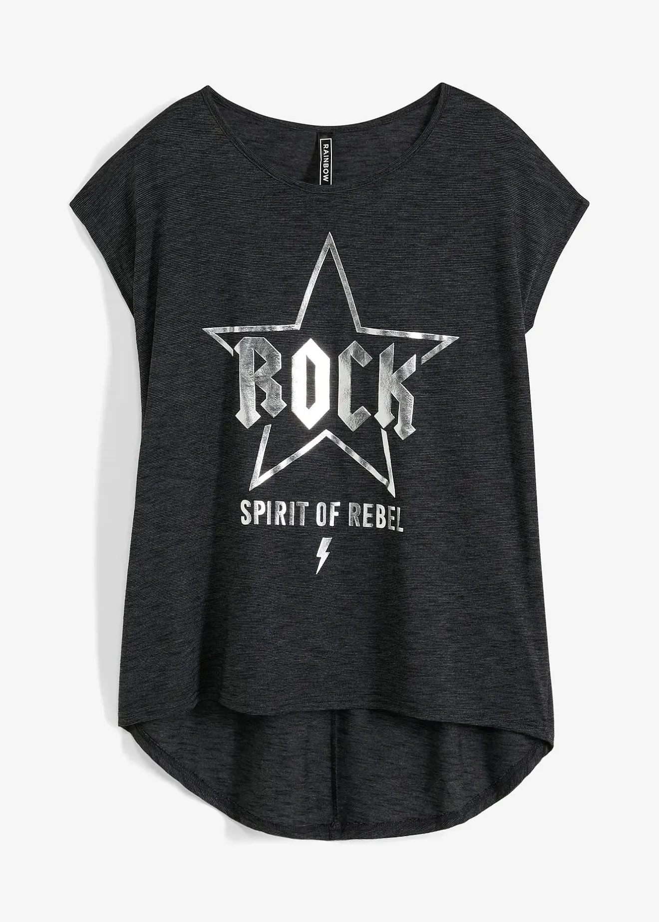 Femme bonprix T-Shirts & Tops|T-shirt long en viscose mélangée