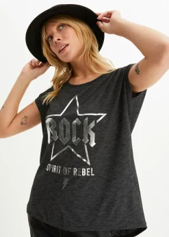 Femme bonprix T-Shirts & Tops|T-shirt long en viscose mélangée