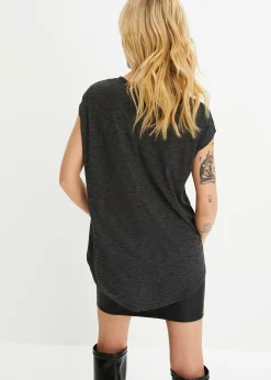 Femme bonprix T-Shirts & Tops|T-shirt long en viscose mélangée