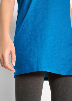 bonprix T-shirt long et boxy à manches courtes|Femme Basiques|T-Shirts & Tops