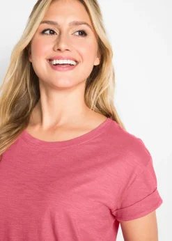 Femme bonprix Basiques|T-Shirts & Tops|T-shirt long et boxy à manches courtes