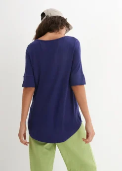 bonprix T-shirt long et doux en viscose|Femme Basiques|T-Shirts & Tops