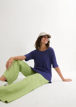 bonprix T-shirt long et doux en viscose|Femme Basiques|T-Shirts & Tops