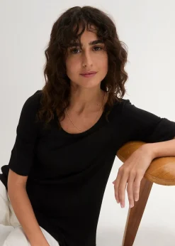 Femme bonprix Basiques|T-Shirts & Tops|T-shirt long et doux en viscose