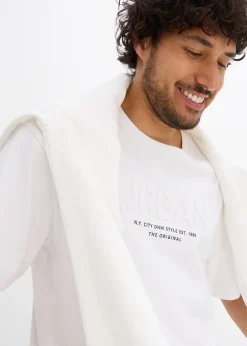 bonprix T-shirt loose 100% coton, imprimé 3D|Homme T-Shirts & Polos