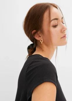 Femme bonprix Basiques|T-Shirts & Tops|T-shirt manches courtes à encolure carrée