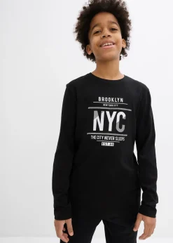 bonprix T-shirt manches longues 100% coton|Enfant Vêtements Enfant|Garçons 9-16 Ans·T-Shirts